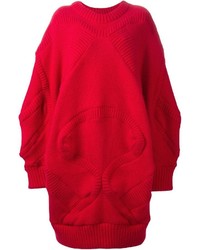 Maglione oversize rosso di Henrik Vibskov