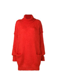 Maglione oversize rosso di Maison Margiela