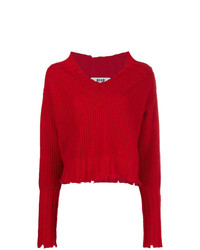Maglione oversize rosso di MSGM