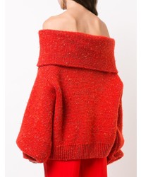 Maglione oversize rosso di Dvf Diane Von Furstenberg