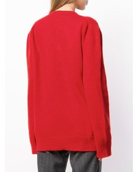 Maglione oversize rosso di Calvin Klein 205W39nyc