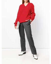 Maglione oversize rosso di Calvin Klein 205W39nyc