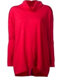 Maglione oversize rosso di Paul Smith