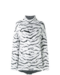 Maglione oversize stampato nero e bianco di Givenchy