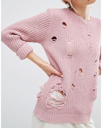 Maglione rosa di Boohoo