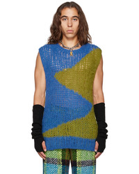 Maglione senza maniche multicolore di Anna Sui