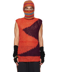 Maglione senza maniche multicolore di Anna Sui
