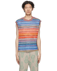 Maglione senza maniche stampato multicolore di Andersson Bell