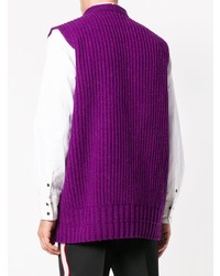 Maglione senza maniche viola di Calvin Klein 205W39nyc