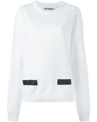 Maglione stampato bianco di Off-White