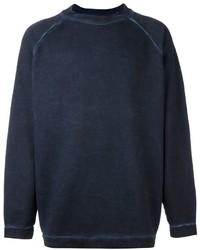 Maglione stampato blu scuro di Off-White