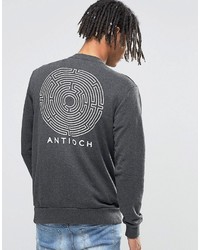 Maglione stampato nero di Antioch