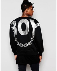 Maglione stampato nero di Boy London