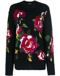 Maglione stampato nero di Dolce & Gabbana