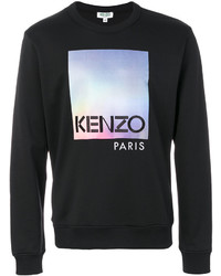 Maglione stampato nero di Kenzo