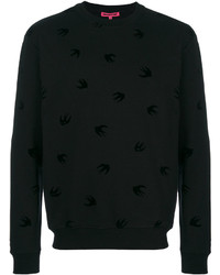 Maglione stampato nero di McQ