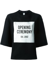 Maglione stampato nero di Opening Ceremony