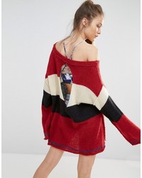 Maglione stampato rosso di Wildfox Couture