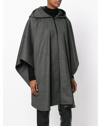 Mantello grigio scuro di Saint Laurent
