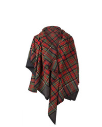 Mantello scozzese rosso di Comme Des Garçons Vintage