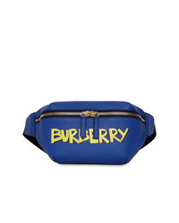 Marsupio blu scuro di Burberry