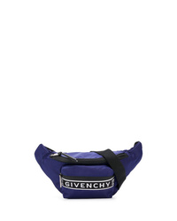Marsupio di tela blu scuro di Givenchy