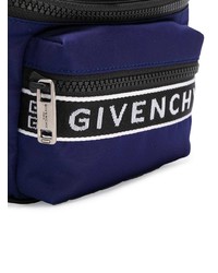 Marsupio di tela blu scuro di Givenchy