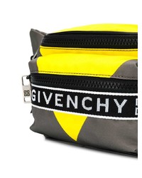 Marsupio di tela grigio scuro di Givenchy