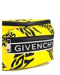 Marsupio di tela lime di Givenchy