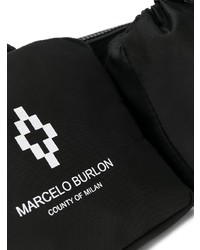 Marsupio di tela nero di Marcelo Burlon County of Milan