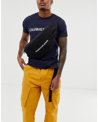 Marsupio di tela nero di Calvin Klein Jeans