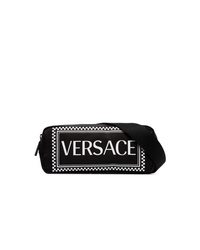 Marsupio di tela nero di Versace