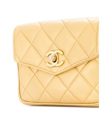 Marsupio in pelle dorato di Chanel Vintage