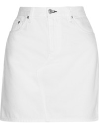 Minigonna di jeans bianca