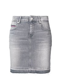 Minigonna di jeans grigia di Tommy Jeans