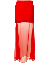 Minigonna rossa di Givenchy
