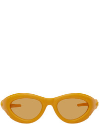 Occhiali da sole arancioni di Bottega Veneta