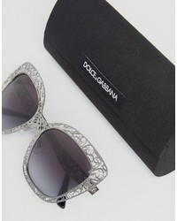 Occhiali da sole argento di Dolce & Gabbana