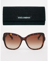 Occhiali da sole marrone scuro di Dolce & Gabbana