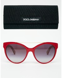 Occhiali da sole rossi di Dolce & Gabbana