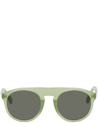 Occhiali da sole verde oliva di Dries Van Noten