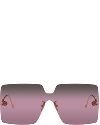 Occhiali da sole viola melanzana di Loewe