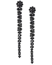 Orecchini con perline neri di Simone Rocha