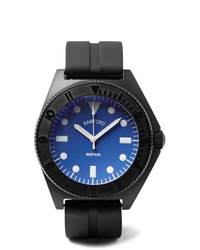 Orologio di gomma nero di Bamford Watch Department