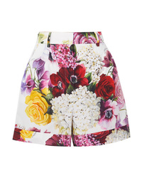 Pantaloncini a fiori bianchi di Dolce & Gabbana