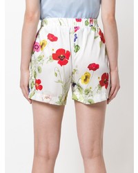 Pantaloncini a fiori bianchi di Blugirl
