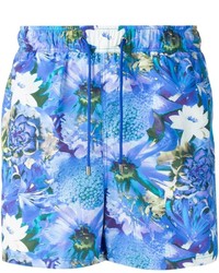 Pantaloncini a fiori blu di Etro