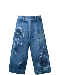 Pantaloncini a fiori blu di Marna Ro