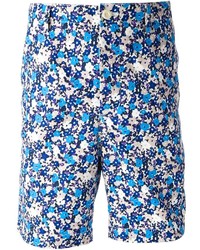 Pantaloncini a fiori blu di Sacai