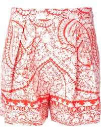 Pantaloncini a fiori rossi di Giambattista Valli